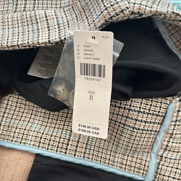 Anthropologie Maeve Plaid Wide Leg Pants Size 8 - Picture 8 of 8